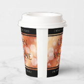 Gobelets En Papier Élégant 8ème 32ème anniversaire de Mariage de bron (Droite)