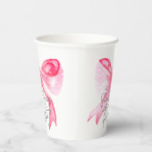 Gobelets En Papier Élégant Attache à nouer Fête des mariées de la cou (Droite)