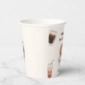 Gobelets En Papier Élégant bébé brasse le baby shower de café (Droite)