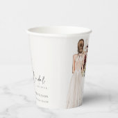 Gobelets En Papier Elegant Boho White Mariage Gown Fête des mariées (Droite)