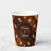 Gobelets En Papier Elegant Classic Boho Modern Gold #901 Wedding (Recto)