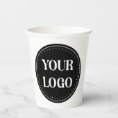 Gobelets En Papier élégant, contemporain, poli et personnalisable (Recto)