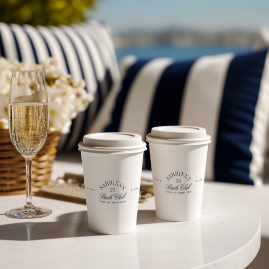 Gobelets En Papier Élégant Enterrement de Vie de Jeune Fille Moderne