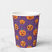 Gobelets En Papier Élégant Jack O'Lanterns (Verso)