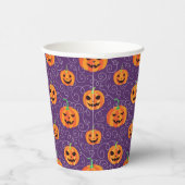 Gobelets En Papier Élégant Jack O'Lanterns (Droite)