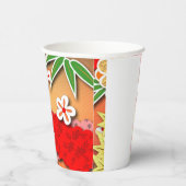 Gobelets En Papier Élégant Kimono d'automne japonais (Droite)