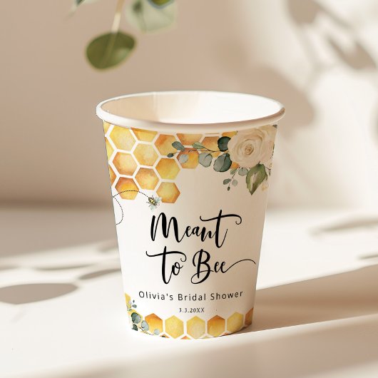 Gobelets En Papier Elégant mariage à venir shower