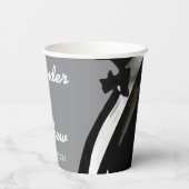 Gobelets En Papier Elégant Mariage gay moderne (Verso)