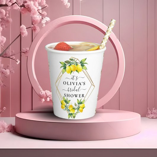 Gobelets En Papier Élégant Papier de Salle de Réception de Mariage Gé