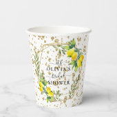 Gobelets En Papier Élégant Papier de Salle de Réception de Mariage Gé (Verso)