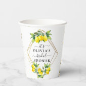 Gobelets En Papier Élégant Papier de Salle de Réception de Mariage Gé (Recto)