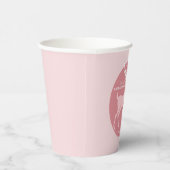 Gobelets En Papier Élégant Reindeer Fête de Noël personnalisée (Droite)