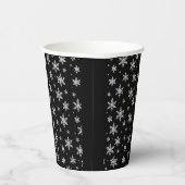 Gobelets En Papier Elegant Silver Snowflake | Winter Holiday  (Droite)