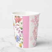 Gobelets En Papier Elegant Tea Party Vibes (Gauche)