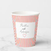 Gobelets En Papier Elegant Viviid Wedding Paper cup (Recto)