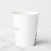 Gobelets En Papier Elégante aquarelle Noël Arbre de Noël Joyeux Noël (Droite)