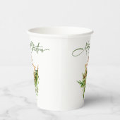 Gobelets En Papier Élégante composition de Noël bohème joyeux (Droite)