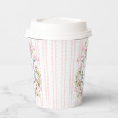 Gobelets En Papier Élégante crête florale | Future Mme (Gauche)