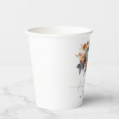 Gobelets En Papier Élégante douche de mariée d'automne (Recto)