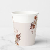 Gobelets En Papier Élégante douche de mariée rustique d'automne (Droite)