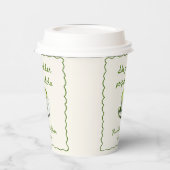 Gobelets En Papier Élégante, Elle A Trouvé Sa Fête des mariées Parfai (Gauche)