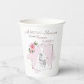 Gobelets En Papier Elégante Fête des mariées Paper Cup (Recto)