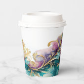 Gobelets En Papier Élégante Fiesta Quinceanera Welcome ID1029 (Verso)