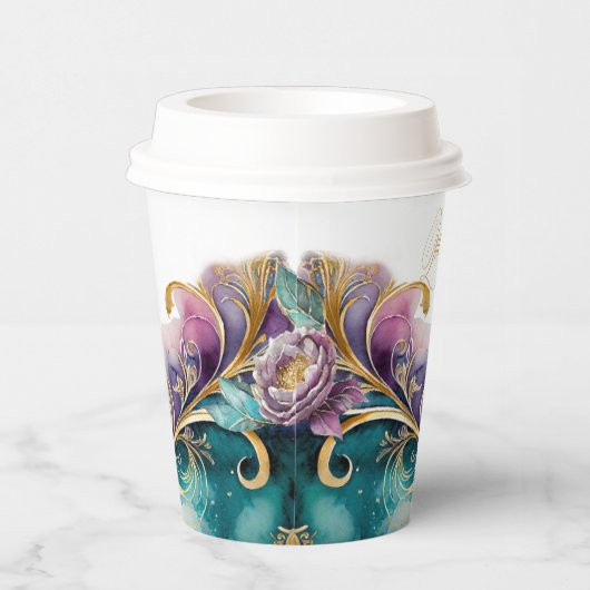 Gobelets En Papier Élégante Fiesta Quinceanera Welcome ID1029 (Droite)