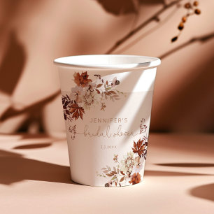 Gobelets En Papier Élégante garden party de mariage rustique d'automn
