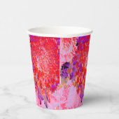 Gobelets En Papier Élégante Hydrangée violette et orange Limelight (Droite)