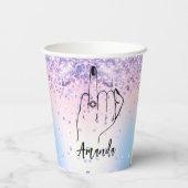 Gobelets En Papier Élégante mariée | Bachelorette (Verso)