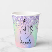 Gobelets En Papier Élégante mariée | Bachelorette (Recto)