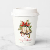 Gobelets En Papier Élégantes coupes classiques en papier de Noël - Ro (Verso)