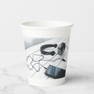 Gobelets En Papier Élégantes tasses de papier Abstrait