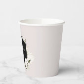 Gobelets En Papier Élégantes tasses de papier floral bohème (Gauche)