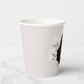 Gobelets En Papier Élégantes tasses de papier floral bohème (Droite)