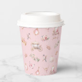 Gobelets En Papier Élégantes tasses en papier Baby shower Princess (Recto)