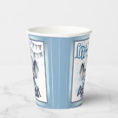 Gobelets En Papier Eléphant bleu doux - Petite cacahuète (Droite)