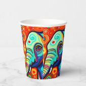 Gobelets En Papier Eléphant excentrique (Droite)