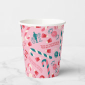 Gobelets En Papier Elf Holiday Candy Motif (Gauche)