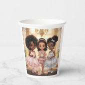 Gobelets En Papier Élixir enchanté Melanated Princess Magie (Recto)