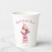 GOBELETS EN PAPIER ELLE A ÉTÉ ÉPUISÉE FÊTE DES MARIÉES (Recto)