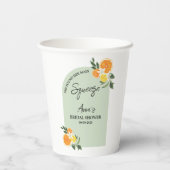 Gobelets En Papier Elle A Trouvé Sa Fête des mariées Principale Citru (Verso)