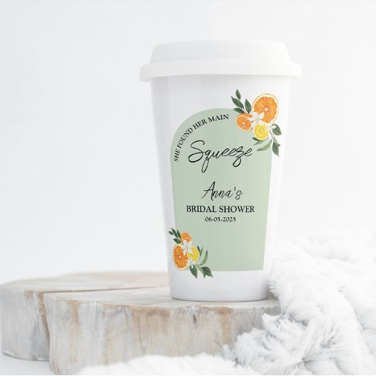 Gobelets En Papier Elle a trouvé son citron vert pour la douche de ma