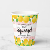 Gobelets En Papier Elle a trouvé son Lemon Bridal Shower (Recto)