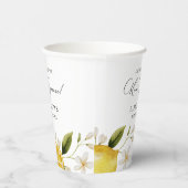 Gobelets En Papier Elle a trouvé son Lemon Squeeze principal Shower d (Droite)