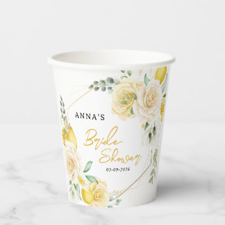 Gobelets En Papier Elle a trouvé son Squeeze principal Fête de mariag