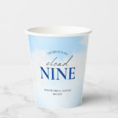 Gobelets En Papier Elle est sur le nuage 9 Fête des mariées Dreamy Pa (Recto)