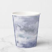 Gobelets En Papier Elle est sur le nuage neuf (Verso)