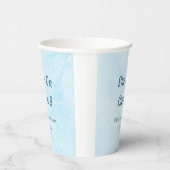 Gobelets En Papier Elle est sur un nuage 9 rêveuse ciel bleu Baby Sho (Droite)